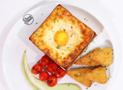 Crispy Egg & Cheese Toast
